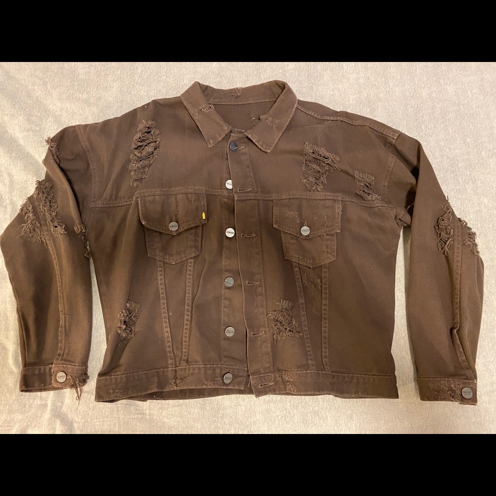 Golden Denim The Long Haul Denim Jacket Size XL